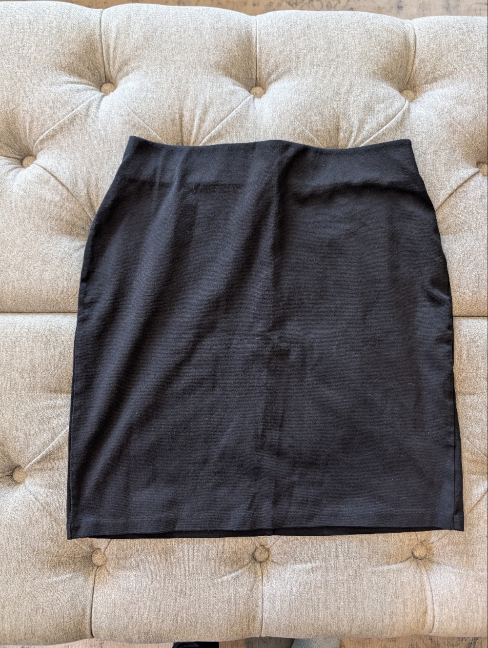 Old Navy Black Textured Pencil Skirt